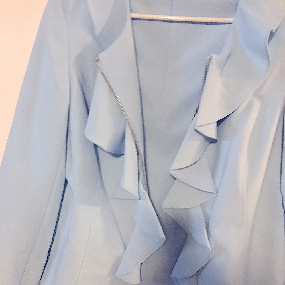 New Two piece Emily light blue suit.